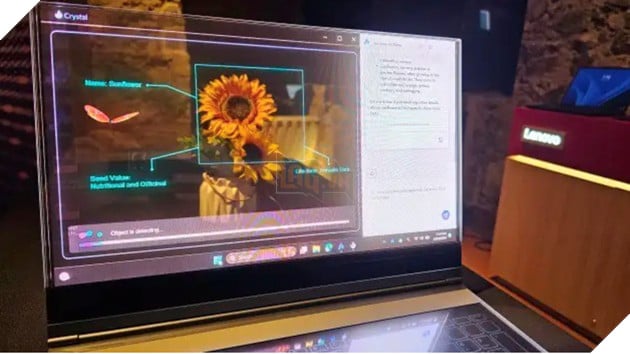 Lenovo công bố mẫu laptop màn hình trong suốt tại MWC 2024