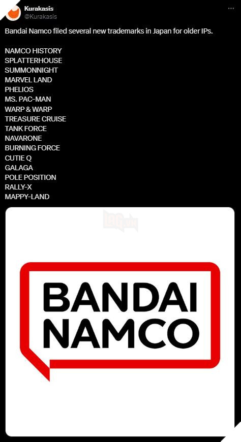 Bandai Namco Hé Lộ Khả Năng Hồi Sinh Nhiều Trò Chơi Kinh Điển Một Thời 3