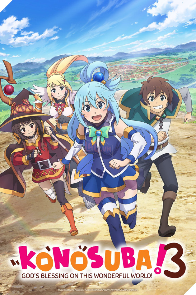 KONOSUBA - God's Blessing on this Wonderful World! Mùa 3 Ra Mắt Trailer Mới, Chính Thức Công Chiếu Trong Tháng 4 2