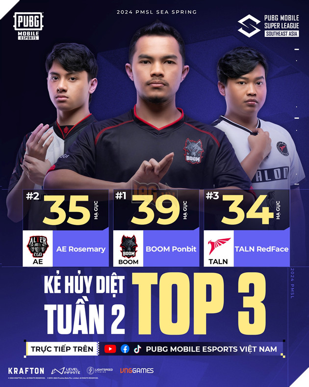 Đại diện Việt Nam nỗ lực vượt khó tại Super Sunday Tuần 2 của đấu trường PUBG Mobile Đông Nam Á 2024 6