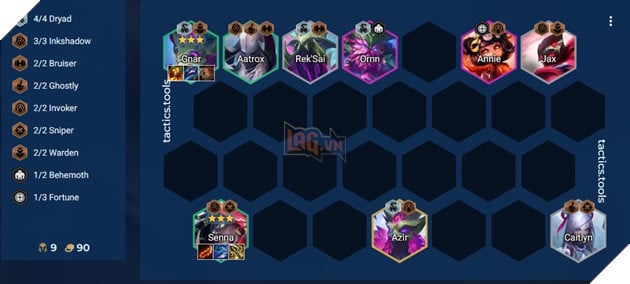 DTCL Mùa 11: Hướng dẫn đội hình Thần Rừng hỗn hợp mạnh nhất rank Kim Cương 2