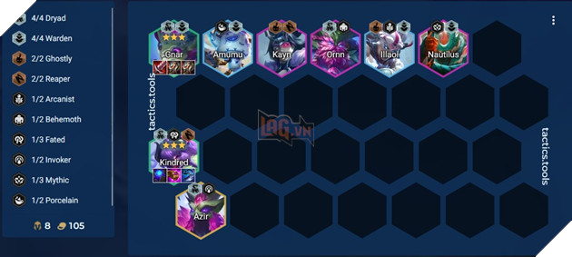 DTCL Mùa 11: Hướng dẫn đội hình Thần Rừng hỗn hợp mạnh nhất rank Kim Cương