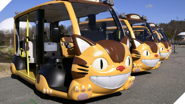 Xe buýt Cat Bus huyền thoại từ nhà Ghibli xuất hiện tại công viên Nhật Bản! 2