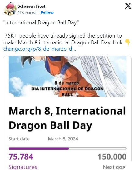 7 Viên Ngọc Rồng: Tranh cãi xoay quanh việc thành lập Ngày Quốc tế Dragon Ball