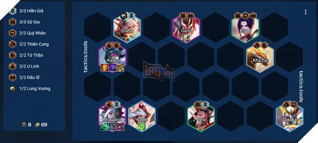 DTCL Mùa 11: Hướng dẫn đội hình Hiền Giả hỗn hợp mạnh nhất rank Kim Cương 2