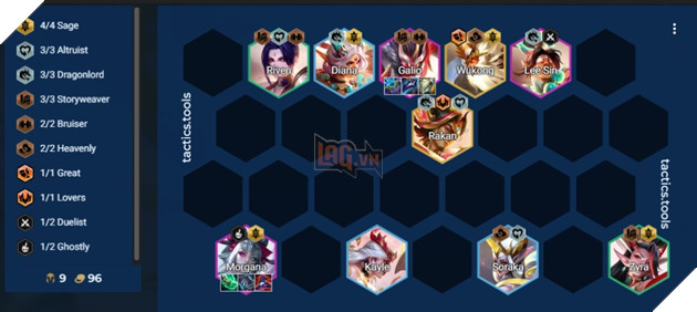 DTCL Mùa 11: Hướng dẫn đội hình Hiền Giả hỗn hợp mạnh nhất rank Kim Cương