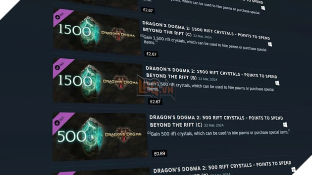 Dragon's Dogma 2 nhận hàng tấn chỉ trích từ game thủ vì bán quá nhiều DLC vô lý