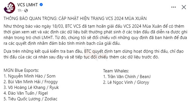 LMHT: Ego tìm cách quay lại thi đấu sau drama chấn động VCS