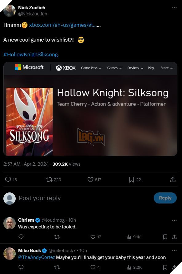 Hollow Knight: Silksong Tiếp Tục Gieo Hi Vọng Cho Người Hâm Mộ Về Khả Năng Sớm Ra Mắt 3