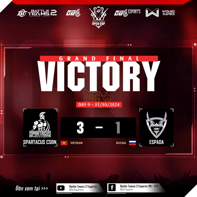 Spartacus Chim Sẻ Đi Nắng Lên Ngôi Vô Địch Giải Đấu Quốc Tế Của Battle Teams 2 