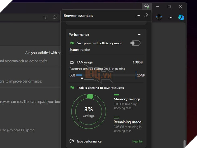 Microsoft Phát Triển Tính Năng Mới Cho Phép Người Dùng Kiểm Soát Lượng RAM Trên Trình Duyệt Edge 2