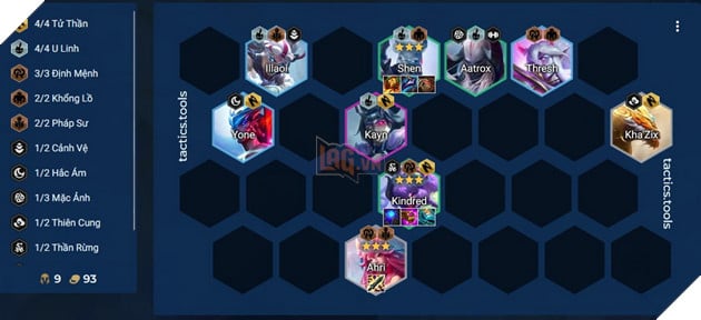 DTCL Mùa 11: Hướng dẫn đội hình Tử Thần hỗn hợp mạnh nhất rank Kim Cương 2