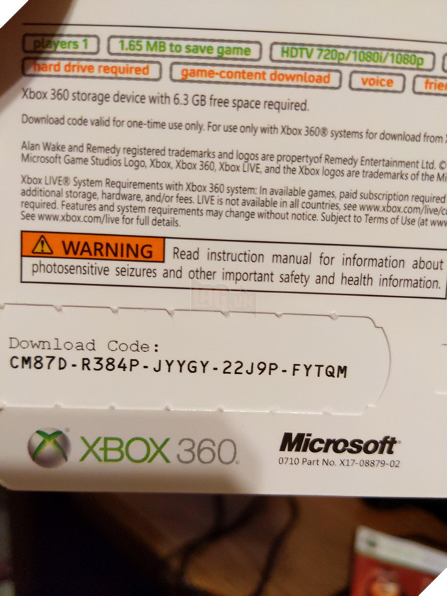 Mua Hẳn 4000 Code Game Alan Wake Cho Xbox 360, Người Hâm Mộ Nhận Cái Kết Bất Ngờ 3