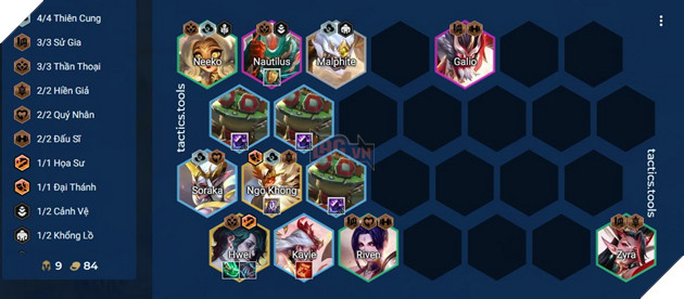 DTCL Mùa 11: Hướng dẫn đội hình Thiên Cung hỗn hợp mạnh nhất rank Cao Thủ 3