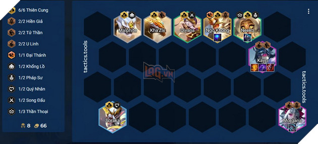 DTCL Mùa 11: Hướng dẫn đội hình Thiên Cung hỗn hợp mạnh nhất rank Cao Thủ