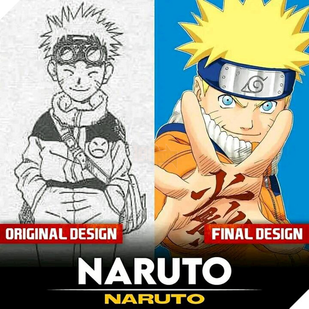 Các nhân vật Manga khác biệt như thế này so với bản thiết kế đầu tiên của chúng?
