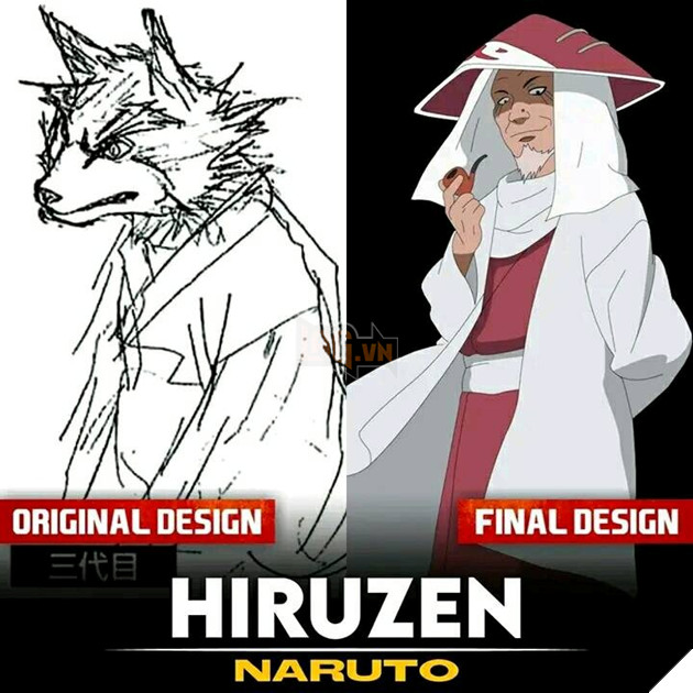 Các nhân vật Manga khác biệt như thế này so với bản thiết kế đầu tiên của chúng?