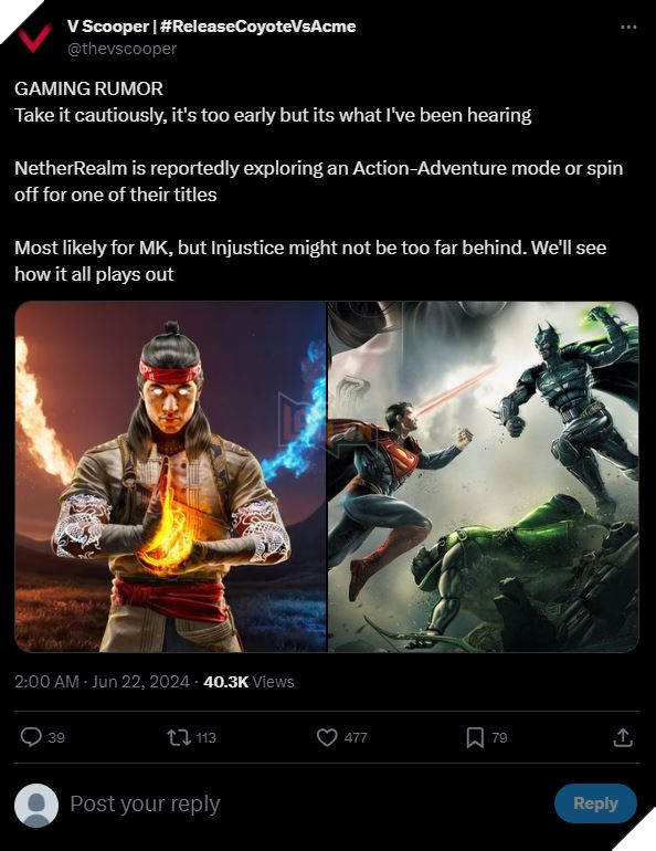 NetherRealm Có Khả Năng Thực Hiện Một Dự Án Mortal Kombat Phiêu Lưu Hành Động 2