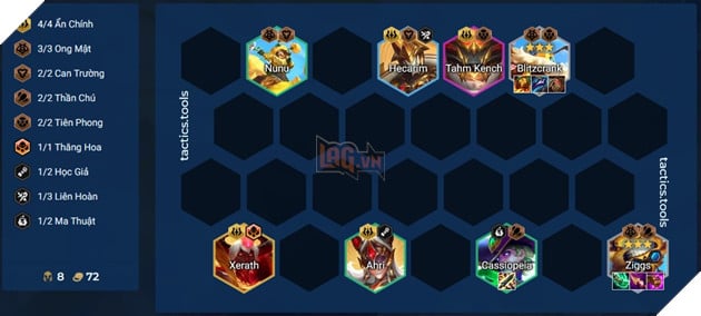 DTCL Mùa 12: Hướng dẫn đội hình Ong Mật hỗn hợp mạnh nhất rank Cao Thủ 2