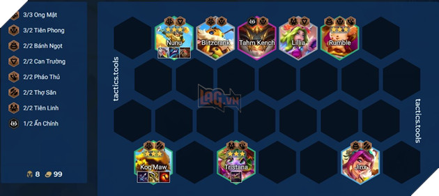 DTCL Mùa 12: Hướng dẫn đội hình Ong Mật hỗn hợp mạnh nhất rank Cao Thủ 3