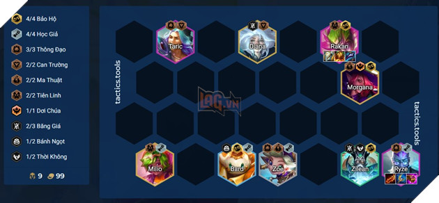 DTCL Mùa 12: Hướng dẫn đội hình Thông Đạo Ryze phối hợp mạnh nhất rank Kim Cương 3