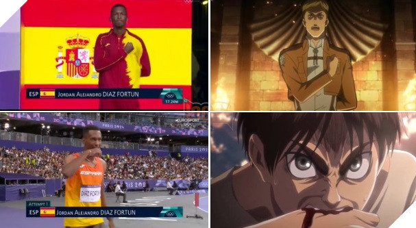 Olympic 2024: Khi Attack on Titan truyền cảm hứng cho những cú nhảy xa lịch sử