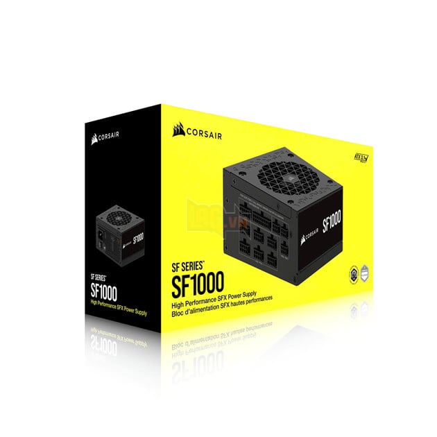 Corsair SF1000 - Bộ Nguồn SFX 1000W Mạnh Mẽ, Nhỏ Gọn, Hoàn Hảo Cho PC Gaming