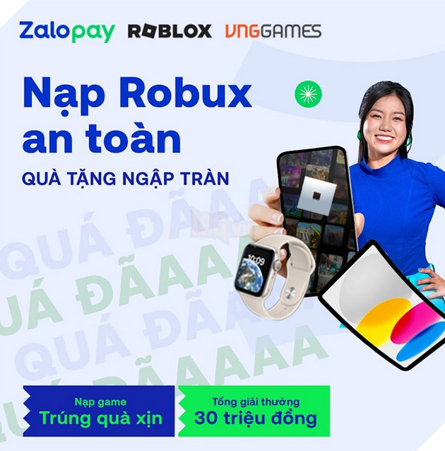 Nạp Robux an toàn, nhận quà ngập tràn từ Roblox VNG 6