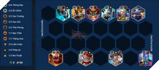 DTCL Mùa 12: Hướng dẫn đội hình Thông Đạo slowroll mạnh nhất rank Cao Thủ 2