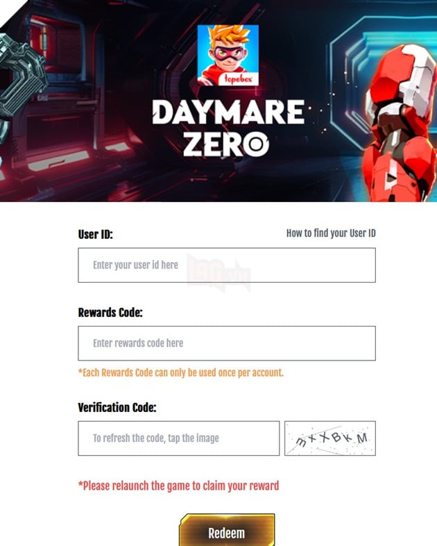 Hướng dẫn cách nhập và tổng hợp Giftcode Daymare Zero mới nhất năm 2024 2