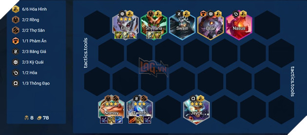 DTCL Mùa 12: Hướng dẫn đội hình Hóa Hình hỗn hợp mạnh nhất rank Thách Đấu dễ ghép 5
