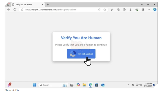 Tin Tặc Biến CAPTCHA Thành Vũ Khí Tấn Công, Đe Dọa Người Dùng Windows