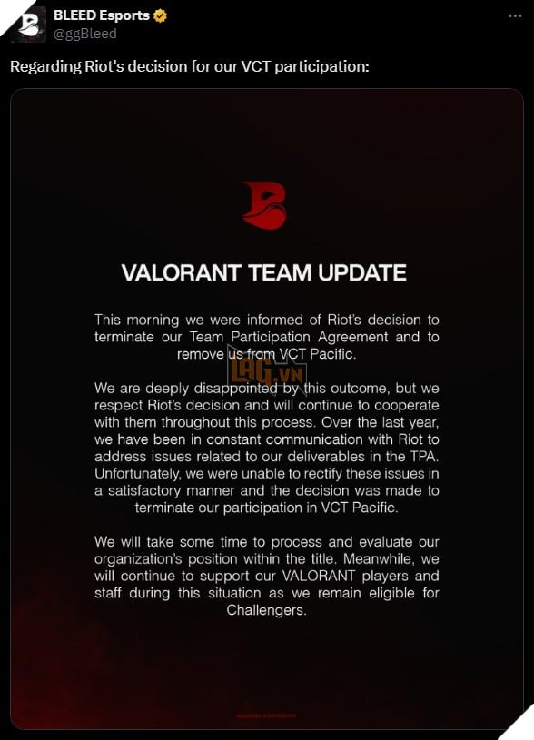 Bleed Esports valorant