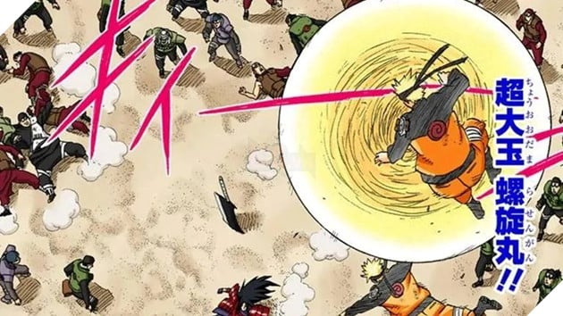 Rasengan của Naruto thực chất không phải màu xanh như mọi người vẫn nghĩ