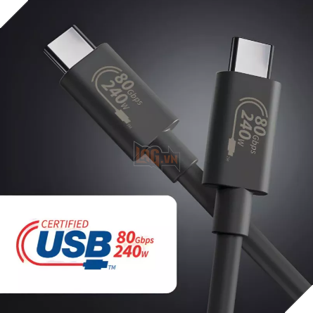 Cáp USB4 2.0 đầu tiên trên thế giới sẽ đạt tốc độ tối đa lên đến 80Gbps