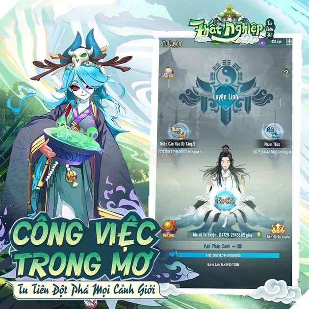 Hành Trình Tu Tiên Đầy Kỳ Thú Chờ Đón Game Thủ Trong Thất Nghiệp Tu Tiên Đi - Vplay 2