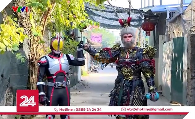 Phóng viên VTV bất ngờ khóa bộ hóa trang Black Myth Wukong nặng đến 20kg