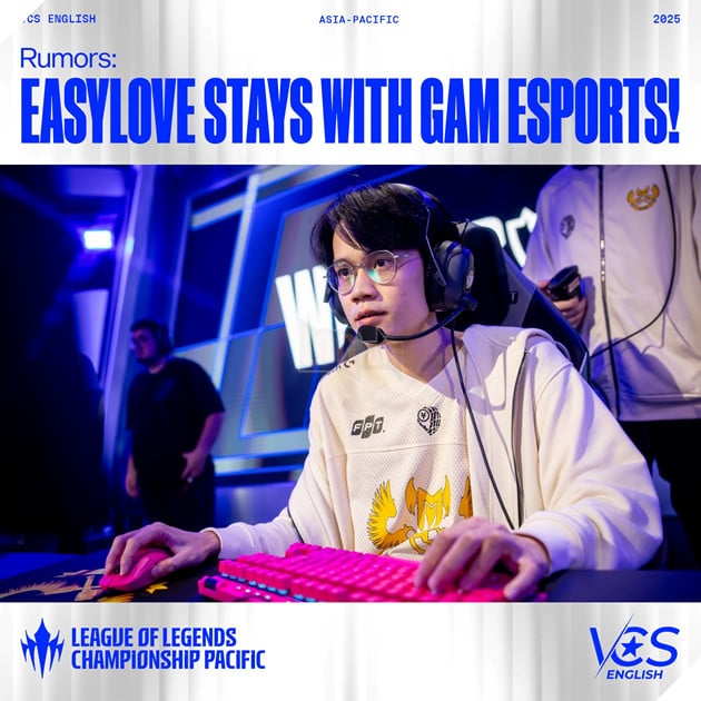 GAM Esports Hé Lộ Thêm Một Bản Hợp Đồng Mới, Giữ Nguyên Bộ Đôi Vàng Cánh Trên 5