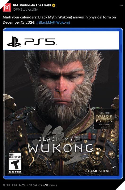 Black Myth: Wukong Chính Thức Được Phát Hành Đĩa PS5, Bao Gồm Cả Nâng Cấp Deluxe 2