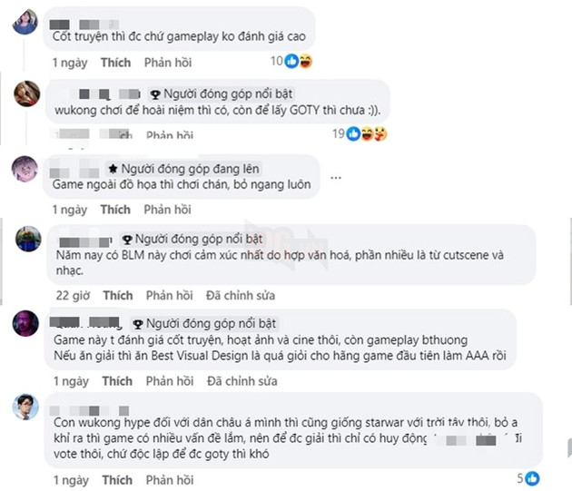 Game thủ Việt chỉ ra những lý do khiến Black Myth Wukong khó đạt giải Game of The Year
