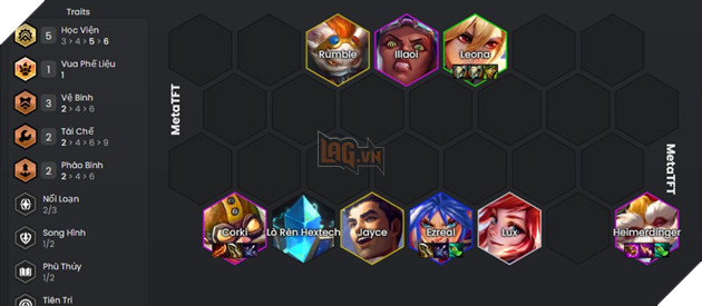 DTCL Mùa 13: Hướng dẫn đội hình Học Viện hỗn hợp mạnh nhất rank Cao Thủ