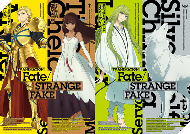 Aniplex Thông Báo Phát Sóng Anime Fate Cũ và Ra Mắt Trailer, Visual Mới Cho Fate/strange Fake 2