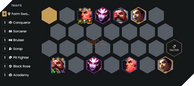 DTCL Mùa 13: Hướng dẫn đội hình Song Hình đa hệ tộc mạnh nhất rank Thách Đấu 3