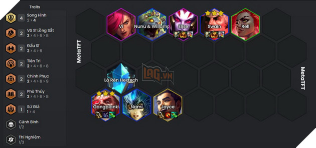 DTCL Mùa 13: Hướng dẫn đội hình Song Hình đa hệ tộc mạnh nhất rank Thách Đấu