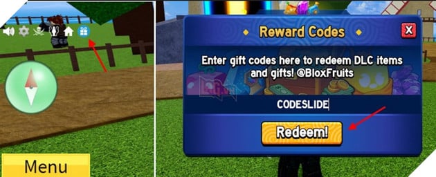 Hướng dẫn cách nhập và tổng hợp Giftcode Blox Fruit Roblox mới nhất được cập nhật liên tục 2