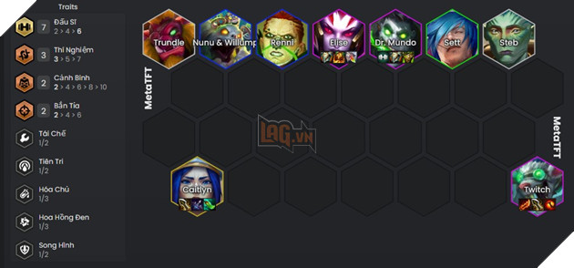 DTCL Mùa 13: Hướng dẫn đội hình Đấu Sĩ hỗn hợp mạnh nhất rank Cao Thủ