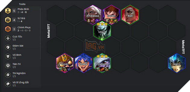 DTCL Mùa 13: Hướng dẫn đội hình 4 Sứ Giả hỗn hợp mạnh nhất rank Thách Đấu 3