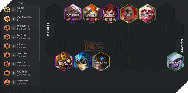 DTCL Mùa 13: Hướng dẫn đội hình 4 Sứ Giả hỗn hợp mạnh nhất rank Thách Đấu 2