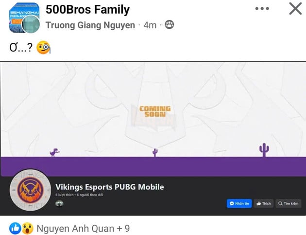 Vikings Esports Nhá Hàng Fanpage Vikings Esports PUBG Mobile , Sẵn Sàng Dấn Thân Vào Tựa Game Battle Royale Di Động Hàng Đầu Tại Việt Nam