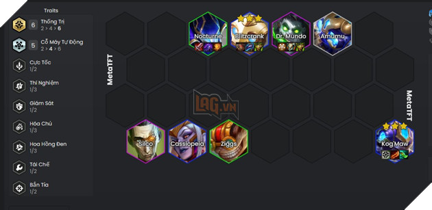 DTCL Mùa 13: Hướng dẫn đội hình Cỗ Máy Tự Động phối hợp lối chơi mạnh nhất rank Thách Đấu 3